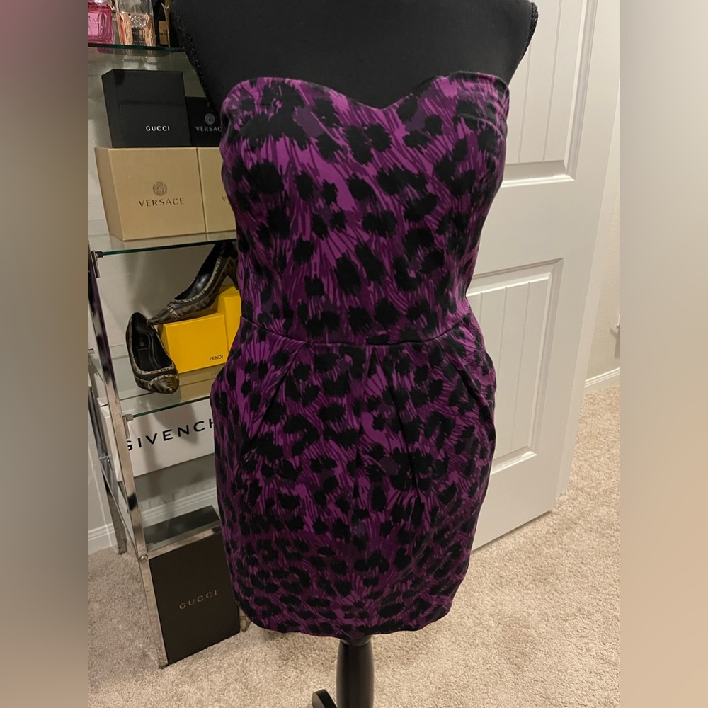 Leopard Print Mini Dress